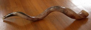 [Photo of a shofar taken by Olve Utne]